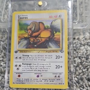 Tauros Pokémon Card